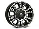 Fuel Wheels Vapor Matte Black Double Dark Tint Wheel; 18x9; 1mm Offset (18-24 Jeep Wrangler JL)