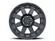 Black Rhino Cleghorn Matte Black Wheel; 18x9 (18-24 Jeep Wrangler JL)