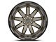 Black Rhino Oceano Matte Bronze Wheel; 20x9.5 (20-24 Jeep Gladiator JT)