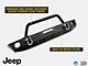 Jeep Licensed by RedRock Trekker Front Bumper with Jeep Logo (07-18 Jeep Wrangler JK)