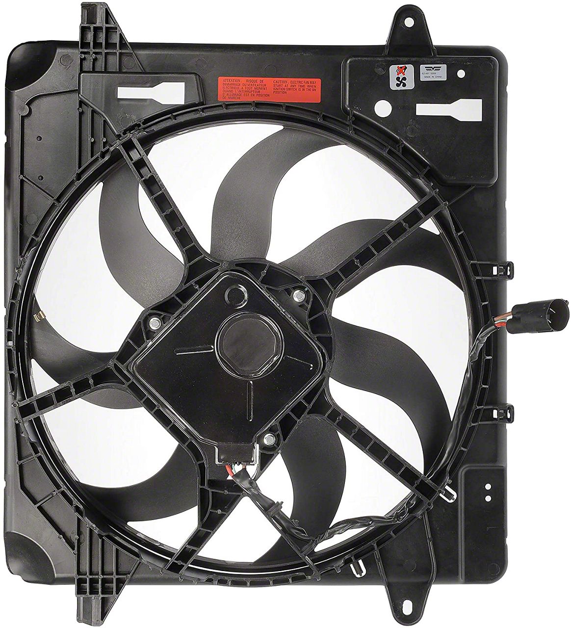 Jeep Wrangler Radiator Fan Assembly with Brushless Motor (12-18 3.6L Jeep  Wrangler JK) - Free Shipping