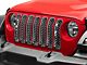 Grille Overlay; Chrome (18-24 Jeep Wrangler JL Sahara, Sport)