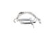 Synergy Manufacturing Stainless Braided Brake Lines; Front (20-24 Jeep Gladiator JT)