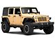 Jeep Licensed by RedRock Tubular Fender Flares with LED DRL and Jeep Logo; Front (07-18 Jeep Wrangler JK)