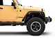 Jeep Licensed by RedRock Tubular Fender Flares with LED DRL and Jeep Logo; Front (07-18 Jeep Wrangler JK)