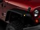 Jeep Licensed by RedRock Slim Fender Flares with Jeep Logo; Front (07-18 Jeep Wrangler JK)