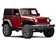 Jeep Licensed by RedRock Slim Fender Flares with Jeep Logo; Front (07-18 Jeep Wrangler JK)