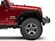 Jeep Licensed by RedRock Slim Fender Flares with Jeep Logo; Front (07-18 Jeep Wrangler JK)