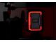 Rough Country LED Tail Lights; Black Housing; Clear Lens (07-18 Jeep Wrangler JK)