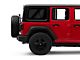 Rough Country LED Tail Lights; Black Housing; Clear Lens (18-24 Jeep Wrangler JL w/ Factory Halogen Tail Lights)