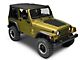 Jeep Licensed by RedRock Wrangler Hood Decal; Matte Black (97-06 Jeep Wrangler TJ)