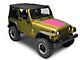 Jeep Licensed by RedRock Wrangler Hood Decal; Pink (97-06 Jeep Wrangler TJ)