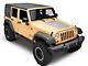 Jeep Licensed by RedRock Rubicon Hood Decal; Silver (07-18 Jeep Wrangler JK)