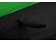 Coverking Satin Stretch Indoor Car Cover; Black/Synergy Green (14-18 Jeep Wrangler JK 2-Door)