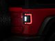 Oracle Flush Mount LED Tail Lights; Black Housing; Red Clear Lens (18-24 Jeep Wrangler JL)