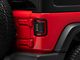 Oracle Flush Mount LED Tail Lights; Black Housing; Red Clear Lens (18-24 Jeep Wrangler JL)