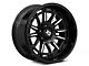 XD Phoenix Gloss Black Milled Wheel; 20x9; 0mm Offset (07-18 Jeep Wrangler JK)