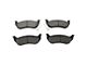 Ceramic Brake Pads; Rear Pair (03-06 Jeep Wrangler TJ)