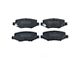 Semi-Metallic Brake Pads; Rear Pair (07-18 Jeep Wrangler JK)