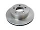 Plain Vented Rotors; Front Pair (97-06 Jeep Wrangler TJ w/ 3-Inch Tall Rotors)