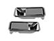 Exterior Door Handles; Chrome (87-06 Jeep Wrangler YJ & TJ w/ Half Doors)