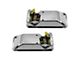 Exterior Door Handles; Chrome (87-06 Jeep Wrangler YJ & TJ w/ Half Doors)