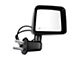 Powered Heated Mirrors; Paint to Match Black (15-17 Jeep Wrangler JK)