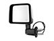 Powered Heated Mirrors; Chrome (15-18 Jeep Wrangler JK)