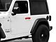 RedRock Door Handle Covers; Red (18-24 Jeep Wrangler JL 2-Door)