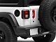 RedRock Door Handle Covers; Red (18-24 Jeep Wrangler JL 4-Door)