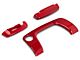 RedRock Armrest Trim Set; Red (18-24 Jeep Wrangler JL)