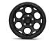 KMC Dirty Harry Textured Black Wheel; 18x8.5 (07-18 Jeep Wrangler JK)