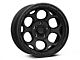 KMC Dirty Harry Textured Black Wheel; 18x8.5 (07-18 Jeep Wrangler JK)