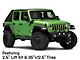 KMC Grenade Off-Road Matte Black Wheel; 17x9 (18-24 Jeep Wrangler JL)