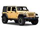 Jeep Licensed by RedRock Rubicon Hood Logo Decal; Black (07-18 Jeep Wrangler JK)