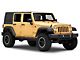 Jeep Licensed by RedRock Rubicon Hood Logo Decal; White (07-18 Jeep Wrangler JK)