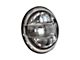 DV8 Offroad LED Headlights; Chrome Housing; Clear Lens (18-24 Jeep Wrangler JL)