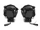 Raxiom Axial Series 9-Inch LED Angel Eye Headlights; Black Housing; Clear Lens (18-24 Jeep Wrangler JL)