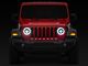 Raxiom Axial Series 9-Inch LED Angel Eye Headlights; Black Housing; Clear Lens (18-24 Jeep Wrangler JL)