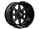 Moto Metal MO970 Gloss Black Milled Wheel; 20x12 (07-18 Jeep Wrangler JK)