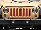 Jeep Licensed by RedRock Grille insert with Black Logo; Red (07-18 Jeep Wrangler JK)