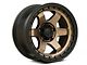 Fuel Wheels Block Matte Bronze Wheel; 17x9 (18-24 Jeep Wrangler JL)