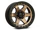 Fuel Wheels Block Matte Bronze Wheel; 17x9 (18-24 Jeep Wrangler JL)