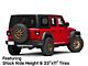 KMC Chase Matte Bronze with Black Lip Wheel; 17x9 (18-24 Jeep Wrangler JL)