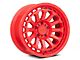 Black Rhino Raid Gloss Red Wheel; 17x8.5; -18mm Offset (07-18 Jeep Wrangler JK)