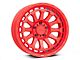 Black Rhino Raid Gloss Red Wheel; 17x8.5; -18mm Offset (07-18 Jeep Wrangler JK)