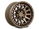 Black Rhino Raid Matte Bronze Wheel; 17x8.5 (18-24 Jeep Wrangler JL)