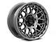 KMC Technic Anthracite Wheel; 17x8.5 (18-24 Jeep Wrangler JL)