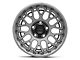 KMC Technic Anthracite Wheel; 17x8.5 (18-24 Jeep Wrangler JL)