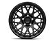 KMC Technic Satin Black Wheel; 20x9 (07-18 Jeep Wrangler JK)